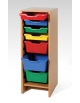 ARMADIO PORTAVASCHETTE 1 VANO (VASCHETTE ESCLUSE ) - CM 36X40X110H