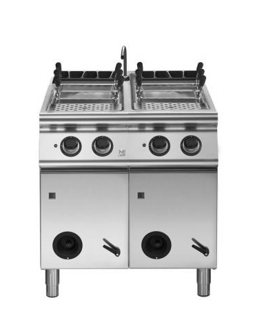 Cuocipasta a gas 1 vasca capacità 40 lt cm 40x70x90h