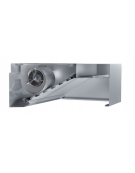 Cappa inox cubica a parete con aspiratore cm. 200x90x40h