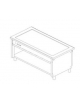ELEMENTO SELF SERVICE CON PIANO CALDO A SECCO-VANO INFERIORE A GIORNO CM.160X80X90H