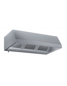 Cappa inox a parete cm. 144x95x40h