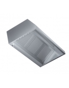 Cappa inox a parete cm. 120x110x55h