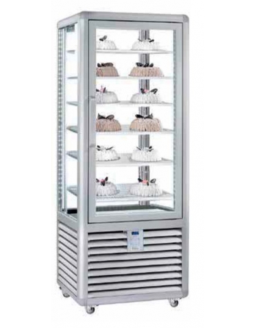 Vetrina gelateria verticale statica cm 72x62x189,5h