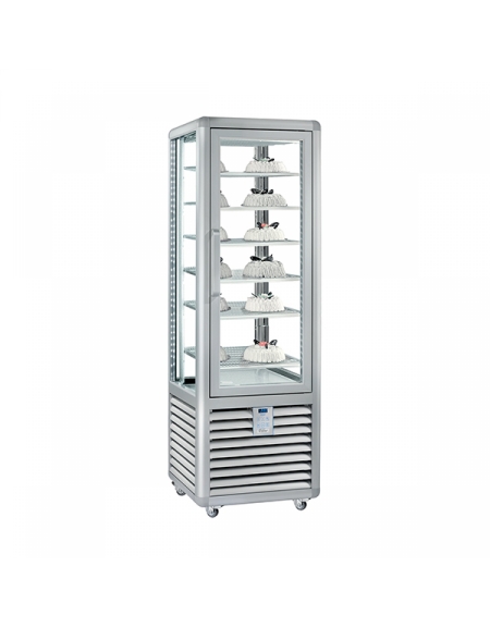 Vetrina gelateria verticale statica cm 72x62x189,5h