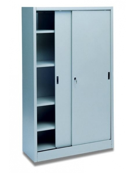 ARMADIO METALLICO AD ANTE SCORREVOLI CIECHE - CM.120X45X200H - Arredamento  ospedaliero/ambulatorio/sanitario - Armadi per Ospeda