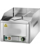 Fry top elettrico da banco professionale - Singolo - Piastra liscia cromata - Monofase - cm 33,5x57x30h