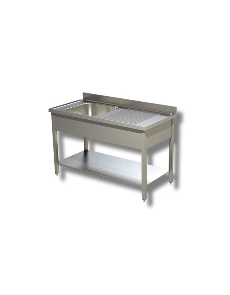 Lavello in acciaio inox professionale per ristoranti e ristorazi ... Lavabo in acciaio inox