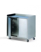 CARRELLO IN ACCIAIO INOX PORTASTUPEFACENTI