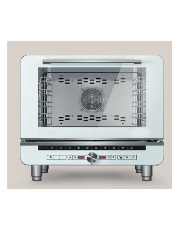 Forno professionale elettrico con umidificatore N° 4 Teglie 60x40 cm - Comandi touch screen