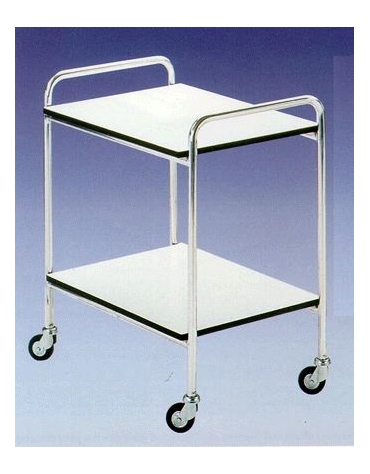 CARRELLO IN NOBILITATO CON RINGHIERINE ANTICADUTA
