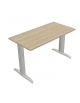 Scrivania dattilo per ufficio con gambe a T da 80x60x72h