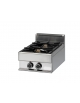 Cucina 2 fuochi a gas da banco professionale DIMENSIONI CM.40x65x28h