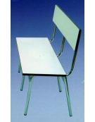 PANCA DA ATTESA  A TRE POSTI CM 144X50X65H