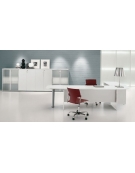 Dattilo scrivania con fianchi in legno - Versione con distanziali in ABS - Vari colori disponibili - cm 100x60x74h