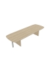Tavolo riunione con terminali - cm 320x110x72h-Colori Noce ,Grigio ,Rovere ,Seppia ,Ciliegio ,Olmo ,Bianco ,Tortora