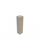 Contenitore medio anta in legno con serratura - colori a scelta - cm 45x45x117,9h