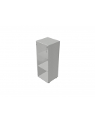 Contenitire medio anta in legno con serratura sovrapponibile - cm 45X45X119