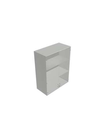 Contenitire medio-alto anta in vetro con serratura sovrapposta - cm 90X45X157