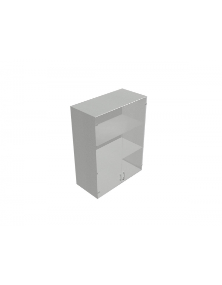 Contenitire medio-alto anta in vetro con serratura sovrapposta - cm 90X45X157