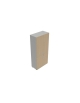Armadio Mobile ufficio alto con ante in legno colori a scelta - Struttura in colore bianco , grigio e nero - cm 80x45x194,7h