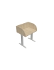 Call center singolo con gamba a T - cm 80x64x103h