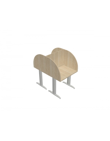 Call center dppio con gamba a T - cm 100x127x103h