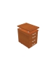 Cassettiera tre cassetti + 1 cancelleria per workstation cm 41x60/80x72h