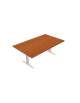 Tavolo riunione rettangolare - gamba a T - cm 240x110x72h