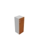 Contenitore medio con anta in legno con serratura - cm 45x45x119h