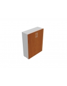 Contenitore armadio medio per ufficio - ante legno con serratura - colori ante e struttura a scelta-cm 100x45x117,9h
