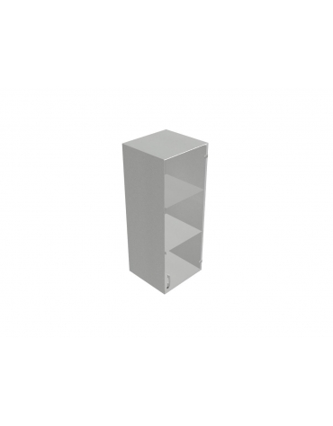Contenitore medio alto anta in vetro senza serratura - cm 45x45x157h