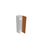 Contenitore alto porta abiti con anta in legno - cm 45x45x196h
