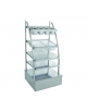 ELEMENTO PORTA BICCHIERI / PANE / POSATE / TOVAGLIE / VASSOI PER SELF SERVICE - CM 82X80X170H