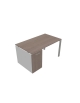 Scrivania ufficio operativa -  con porta docks gamba a U - cm 120x80x72h