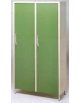 ARMADIO A DUE POSTI PER CAMERA DI DEGENZA CON ANTE IN LAMINATO N° 2+2 RIPIANI - CM 80X50X195H