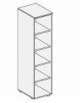 Mobile ufficio medio/alto  a giorno - cm 45x45x157