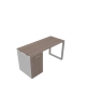Scrivania dattilo operativa con porta docks gamba chiusa - cm 120x60x72h