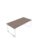 Scrivania ufficio direzionale con gamba chiusa a U colore Grigio ,Bianco o Antracite - cm 180x90x74h