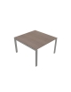 Tavolo riunione quadrato - gamba a U - cm 120x126x72h