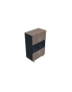 Mobile medio etagere su ruote - cm 80x46x134h