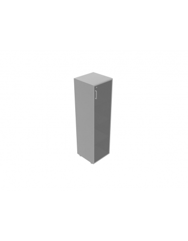 Mobile contenitore medio-alto - anta in vetro con serratura cm 45x45x157h
