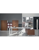 Mobile contenitore medio-alto - anta in legno con serratura cm 90x45x157h