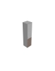 Mobile contenitore alto - anta vetro-legno con serratura cm 45x45x196h