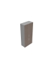 Mobile contenitore alto - ante legno con serratura-Contenitore colore bianco-Ante colore Samui–Olmo–Noce-Rovere-cm 90x45x196h