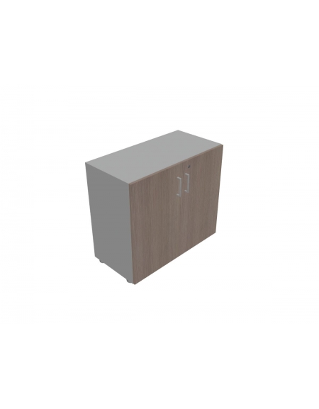 Mobile contenitore basso - anta in legno con serratura cm 90x35x80h
