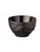 Coppa di riso circolare in melamina colore nero - Diametro cm 11 - Altezza cm 7