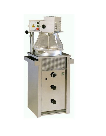 Mescolatore di polenta da Kg.15 con distributore di farina - Attrezzature  per la preparazione professionali - Mescolatori per po