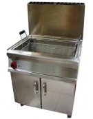 Friggitrice a gas per pasticceria Litri 45 - Potenza gas Kw 44 - Dimensioni esterne cm 80x70x90h