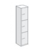 Casellario metallico 3 Porte 3 Serrature 3 Vani cm 36x45x200h