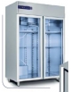 ARMADIO FRIGO STAGIONATURA FORMAGGI 1400 LT - DOPPIA PORTA IN VETRO - TEMPERATURA +6°C +30°C - CM 143,8X81X217H